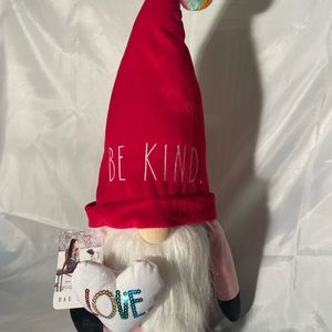 NEW Rae Dunn BE KIND LOVE Festive Gnome Decor